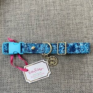 NWT Lilly Pulitzer M/L Dog Collar “Featured in Mermazing”